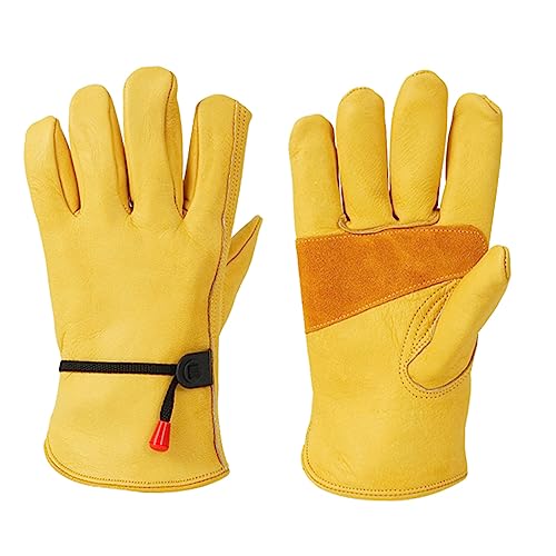 CHICAMPERA 1Paar Hitzebeständige Grillhandschuhe für Outdoor Camping und Rutschfest aus Robustem Rindsleder Vielseitig Einsetzbar für Grill Ofen Garten CHICAMPERA 1Paar Hitzebeständige Grillhandschuhe für Outdoor Camping und Rutschfest aus Robustem Rindsleder Vielseitig Einsetzbar für Grill Ofen Garten von CHICAMPERA