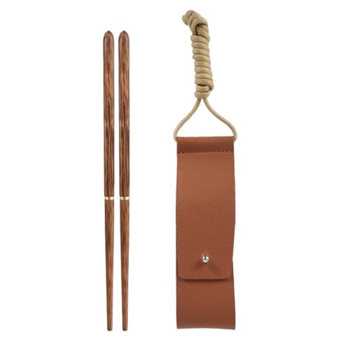 CHICAMPERA 1Paar Tragbare Holzstäbchen mit Aufbewahrungstasche Abnehmbare Essstäbchen für Outdoor Camping und Picknick Teiliges aus Hochwertigem Holz und für Unterwegs CHICAMPERA 1Paar Tragbare Holzstäbchen mit Aufbewahrungstasche Abnehmbare Essstäbchen für Outdoor Camping und Picknick Teiliges aus Hochwertigem Holz und für Unterwegs von CHICAMPERA