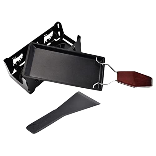 CHICAMPERA 1satz Backblech Für Käse Antihaftbeschichtete Grillpfanne Für Gleichmäßiges Schmelzen Tragbarer Käseofen Für Camping Und Zuhause Für Raclette Und Grillabende von CHICAMPERA