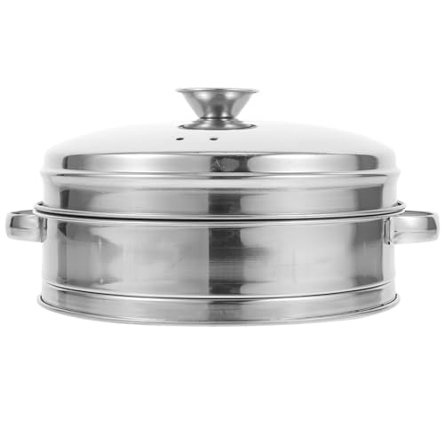 CHICAMPERA 1Satz Doppelgriff Dampfkorb aus Dampfgarer mit Deckel für Gemüse Fleisch und Dim Sum Stapelbarer Dampfer für Gesunde und Kochen CHICAMPERA 1Satz Doppelgriff Dampfkorb aus Dampfgarer mit Deckel für Gemüse Fleisch und Dim Sum Stapelbarer Dampfer für Gesunde und Kochen von CHICAMPERA