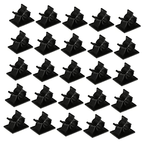 CHICAMPERA 1Satz Kabelmanagement Selbstklebende Kabelhalter für Schreibtisch Drahtkabel Organizer für Zuhause Büro Langlebig Spurenfrei von CHICAMPERA