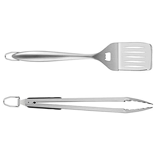 CHICAMPERA 1Satz Multifunktionale Grillzange und Kochschaufel Teiliges BBQ Zubehör für Antihaft für Pizza Steak Pfannkuchen von CHICAMPERA