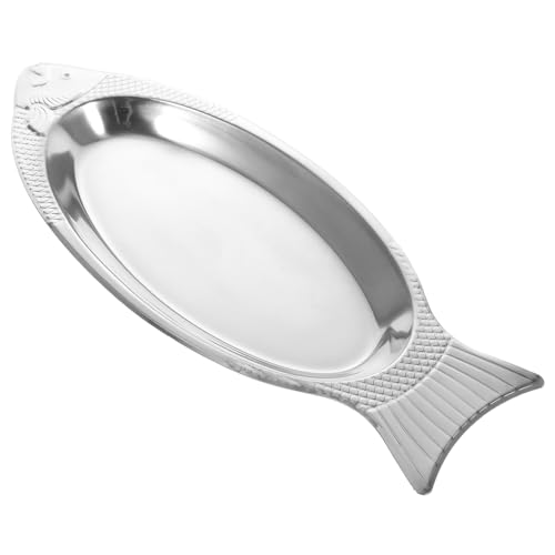 CHICAMPERA 1Stück Fischplatte mit Magnet Lange Dampfer Fischschale für Fischgerichte Hitzebeständig Ergonomisches Design für Zuhause und Grillpartys CHICAMPERA 1Stück Fischplatte mit Magnet Lange Dampfer Fischschale für Fischgerichte Hitzebeständig Ergonomisches Design für Zuhause und Grillpartys von CHICAMPERA