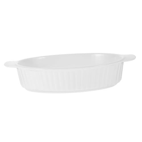 CHICAMPERA 1Stück Keramik Backblech Mit Griffen Ofenfeste Backform Hochtemperaturbeständig Für Aufläufe Lasagne Kuchen Und Spülmaschinengeeignet Haushaltsbackplatte von CHICAMPERA