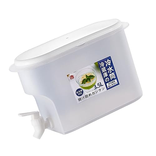 CHICAMPERA 1Stück Kühlschrank Wasserflasche mit Wasserhahn Nachfüllbarer Getränkespender aus Material Tragbar und für Kalte Getränke für Küche und Picknick CHICAMPERA 1Stück Kühlschrank Wasserflasche mit Wasserhahn Nachfüllbarer Getränkespender aus Material Tragbar und für Kalte Getränke für Küche und Picknick von CHICAMPERA