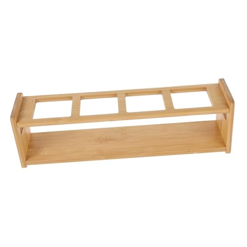 CHICAMPERA 1Stücke Küchenflaschenhalter aus Holz Multifunktionales Gewürzregal für Flaschen Platzsparend und Langlebig zur Organisation von Gewürzen Saucen und Dosen CHICAMPERA 1Stücke Küchenflaschenhalter aus Holz Multifunktionales Gewürzregal für Flaschen Platzsparend und Langlebig zur Organisation von Gewürzen Saucen und Dosen von CHICAMPERA