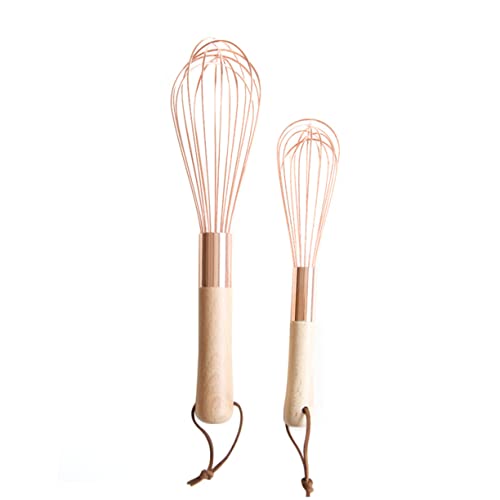 CHICAMPERA 2 STÜCK Eierschläger mit Holzgriff Handmixer für Sahne Saucen und Teig Ergonomisches Küchenwerkzeug für Backen und Kochen CHICAMPERA 2 STÜCK Eierschläger mit Holzgriff Handmixer für Sahne Saucen und Teig Ergonomisches Küchenwerkzeug für Backen und Kochen von CHICAMPERA
