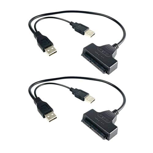 CHICAMPERA 2 STÜCK zu USB Adapterkabel für Datenkabel mit USB Stromversorgung Einfaches Backup und Datenexport Kompatibel mit Laptop CHICAMPERA 2 STÜCK zu USB Adapterkabel für Datenkabel mit USB Stromversorgung Einfaches Backup und Datenexport Kompatibel mit Laptop von CHICAMPERA