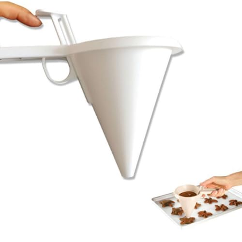 CHICAMPERA 2 Stück Handheld Kuchendekorations Funnel Schokoladen und Sahne Dispenser für Backen und Tortendekoration Geeignet für Moderne Küchen und Bäckereien CHICAMPERA 2 Stück Handheld Kuchendekorations Funnel Schokoladen und Sahne Dispenser für Backen und Tortendekoration Geeignet für Moderne Küchen und Bäckereien von CHICAMPERA
