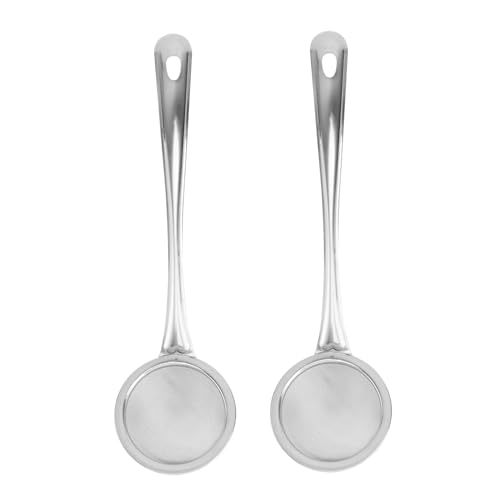 CHICAMPERA 2 Stück Mehlsieb Feines Sieb für Küchenbedarf zum Filtern von Mehl und Ergonomischer Griff für Besseren CHICAMPERA 2 Stück Mehlsieb Feines Sieb für Küchenbedarf zum Filtern von Mehl und Ergonomischer Griff für Besseren von CHICAMPERA