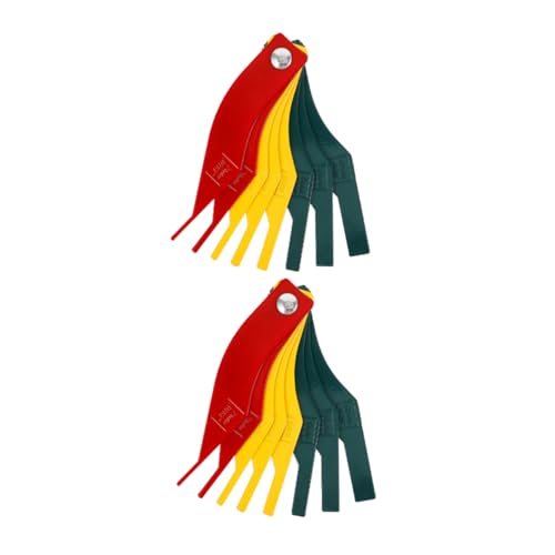 CHICAMPERA 2 Stück Präziser Bremsbelag Dickenmessschieber für Auto Hochgenaues Werkzeug zur Bestimmung der Bremsbelagdicke von CHICAMPERA