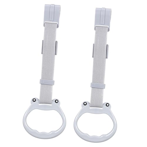 CHICAMPERA 2stücke Zugringe Zum Stehenlernen Für Kinderbett Handzugringe Aus Kunststoff Verstellbar Für Laufställe Und Babybetten Sicher Und Ergonomisch Geformt von CHICAMPERA