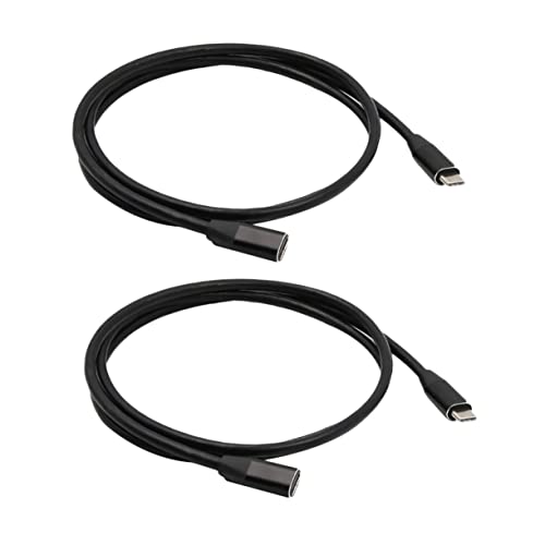 CHICAMPERA 2 Stück Type C Verlängerungskabel USB C Buchse für Datenübertragung Laden Schwarz CHICAMPERA 2 Stück Type C Verlängerungskabel USB C Buchse für Datenübertragung Laden Schwarz von CHICAMPERA