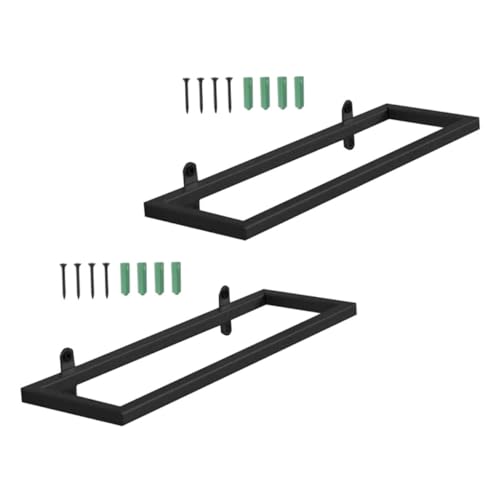 CHICAMPERA 2 Stück Wand Weinregal aus Stilvolle Wandmontage für Redewine Platzsparend und für Zuhause und Bars Schwarz CHICAMPERA 2 Stück Wand Weinregal aus Stilvolle Wandmontage für Redewine Platzsparend und für Zuhause und Bars Schwarz von CHICAMPERA