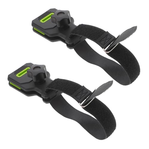 CHICAMPERA 2 Stück Zeltclip Zeltspanner Abdeckplanen Clips Zeltabspannung Zelt Halterungen Zeltbedarf Zelt windfester Clip Planenklammern Wohnmobil-Markisenclips Baldachin-Clips Nylon Black von CHICAMPERA
