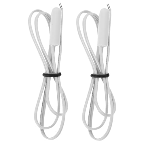 CHICAMPERA 2 Stücke Kälte Temperatur Sensor Sonde Kühlschrank Kühlschrank Mit Gefrierfach Thermometer Gefrierschrank Sensor Thermistor Temperatur Sensor Weiß Abs von CHICAMPERA