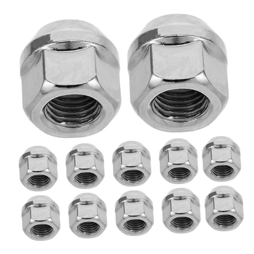 CHICAMPERA 20 Stück Auto Flanschmutter Tool zur Entfernung von Nussmutter Universal-Radschlossschlüssel Radmuttern Radmutter Steckdose Radmutterschlüssel Stahl Silver von CHICAMPERA