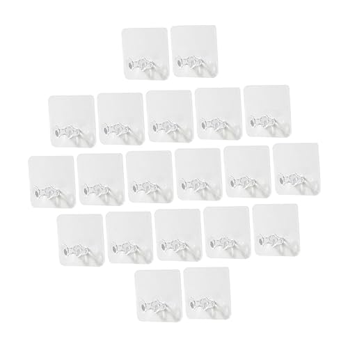 CHICAMPERA 20 Stück Selbstklebende Wandhaken für Kabelmanagement Transparente Power Plug Hooks zur Einfachen Organisation von Kabeln und Steckdosen ohne Bohren oder Beschädigung der Wände CHICAMPERA 20 Stück Selbstklebende Wandhaken für Kabelmanagement Transparente Power Plug Hooks zur Einfachen Organisation von Kabeln und Steckdosen ohne Bohren oder Beschädigung der Wände von CHICAMPERA