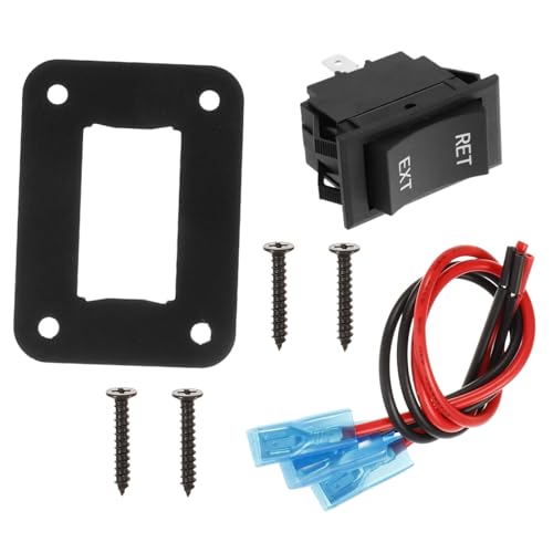 CHICAMPERA 20A Kippschalter für Rv Pin Polaritätsumkehrschalter Boot Wippschalter mit Kabelsatz für Rv Stabilisator und Wagenheber Einfach zu Installieren Robust und Zuverlässig von CHICAMPERA