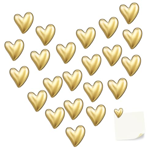 CHICAMPERA 22 Stück Herzförmige Kühlschrankmagnete Dekorative Küchenmagnete aus Kunstharz für Whiteboard Schließfächer und Erinnerungen CHICAMPERA 22 Stück Herzförmige Kühlschrankmagnete Dekorative Küchenmagnete aus Kunstharz für Whiteboard Schließfächer und Erinnerungen von CHICAMPERA