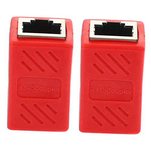 CHICAMPERA 2stücke Stecker Ethernet Extender Koppler Buchse Buchse Kompatibel Mit Cate Kabel Für Computer Router von CHICAMPERA