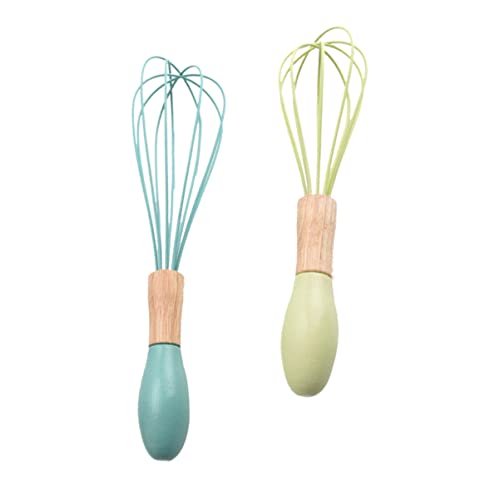 CHICAMPERA 2Stücke Silikon Schneebesen mit Holzgriff und Eiermixer für und Rühren für Rührei Backen und Soßenzubereitung CHICAMPERA 2Stücke Silikon Schneebesen mit Holzgriff und Eiermixer für und Rühren für Rührei Backen und Soßenzubereitung von CHICAMPERA