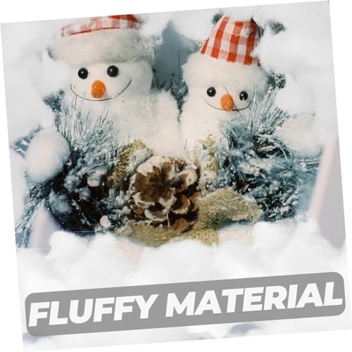CHICAMPERA 2Taschen Künstlicher Baumwollschnee Beutel Flauschiger Dekoschnee für Weihnachten Realistische für Bastelarbeiten und DIY Dekorationen CHICAMPERA 2Taschen Künstlicher Baumwollschnee Beutel Flauschiger Dekoschnee für Weihnachten Realistische für Bastelarbeiten und DIY Dekorationen von CHICAMPERA