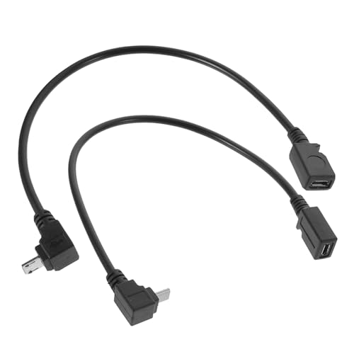 CHICAMPERA 2stücke Rechtwinkliges Micro-USB-Kabel Für Daten Transfer Und Stromversorgung Kurzes Micro-USB-Kabel Mit Micro-USB Für Vielseitige Gerätekompatibilität von CHICAMPERA