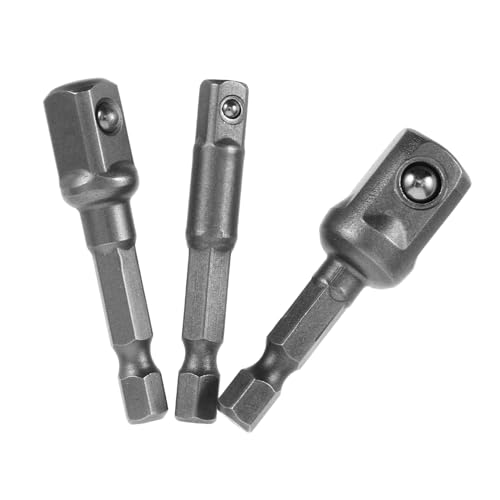 CHICAMPERA 3 Stück Bohrer -chuck -adapter Bohrfutteradapter Mit Sechskantschaft Adapter Für Bohrbuchsen Kraftschrauber-bohrer Adapter Für Spannzangenfutter Metall CHICAMPERA 3 Stück Bohrer -chuck -adapter Bohrfutteradapter Mit Sechskantschaft Adapter Für Bohrbuchsen Kraftschrauber-bohrer Adapter Für Spannzangenfutter Metall von CHICAMPERA