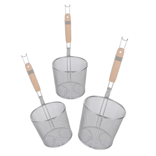 CHICAMPERA 3 Stück Teiliges Filterset Hochwertige Nudel und Lebensmittel Siebkörbe für Kochen Frittieren und Hot Pot Robuste Vielseitige Küchengeräte mit Perfekter Verarbeitung CHICAMPERA 3 Stück Teiliges Filterset Hochwertige Nudel und Lebensmittel Siebkörbe für Kochen Frittieren und Hot Pot Robuste Vielseitige Küchengeräte mit Perfekter Verarbeitung von CHICAMPERA