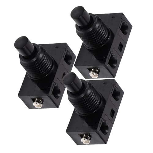 CHICAMPERA 3 Stück Teiliges Haushalts drucktaster Selbstzurückstellend Robuster Leichter Fußschalter Ersatzknopf für Beleuchtung Stehlampe und Tischlampe Einfache Installation Langlebig und CHICAMPERA 3 Stück Teiliges Haushalts drucktaster Selbstzurückstellend Robuster Leichter Fußschalter Ersatzknopf für Beleuchtung Stehlampe und Tischlampe Einfache Installation Langlebig und von CHICAMPERA