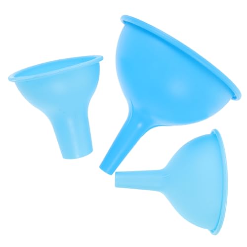 CHICAMPERA 3 Stück Teiliges Silikon Einfülltrichter Set für Küche Öffnung für Öl Flüssigkeiten und Marmelade Langlebig und Einfach zu Reinigen zum Befüllen von Flaschen CHICAMPERA 3 Stück Teiliges Silikon Einfülltrichter Set für Küche Öffnung für Öl Flüssigkeiten und Marmelade Langlebig und Einfach zu Reinigen zum Befüllen von Flaschen von CHICAMPERA