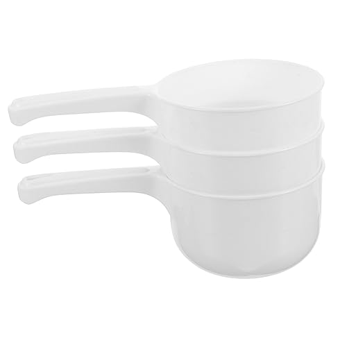 CHICAMPERA 3Stücke Teiliges Bequeme Wasserköpfe Verdickte Wasserschaufeln für Küche und Bad zum Kochen und Gießen von Wasser Ergonomisch und Leicht zu Reinigen CHICAMPERA 3Stücke Teiliges Bequeme Wasserköpfe Verdickte Wasserschaufeln für Küche und Bad zum Kochen und Gießen von Wasser Ergonomisch und Leicht zu Reinigen von CHICAMPERA