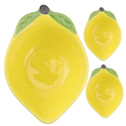 CHICAMPERA 3stücke Keramik Dipschalen Zitronen-design Vielseitige Soßenschalen Für Snacks Und Fingerfood Spülmaschinenfest Und Temperaturbeständig Für Saucen Dressings Und Mehr CHICAMPERA 3stücke Keramik Dipschalen Zitronen-design Vielseitige Soßenschalen Für Snacks Und Fingerfood Spülmaschinenfest Und Temperaturbeständig Für Saucen Dressings Und Mehr von CHICAMPERA