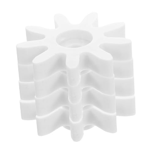 CHICAMPERA 4 Stücke Zahnradanbieter Zahnräder für Modelle DIY Gear Kit Zahnräder aus Kunststoff Automotorwelle Zahnräder kleine Zahnradbaugruppe kleine Zahnräder Plastik Weiß von CHICAMPERA