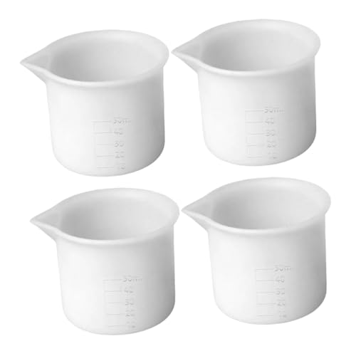 CHICAMPERA 4stücke Silikon-messbecher Mit Wiederverwendbare Gießbecher Für Epoxidharz Präzise Messungen Für Diy-projekte Und Laboranwendungen CHICAMPERA 4stücke Silikon-messbecher Mit Wiederverwendbare Gießbecher Für Epoxidharz Präzise Messungen Für Diy-projekte Und Laboranwendungen von CHICAMPERA
