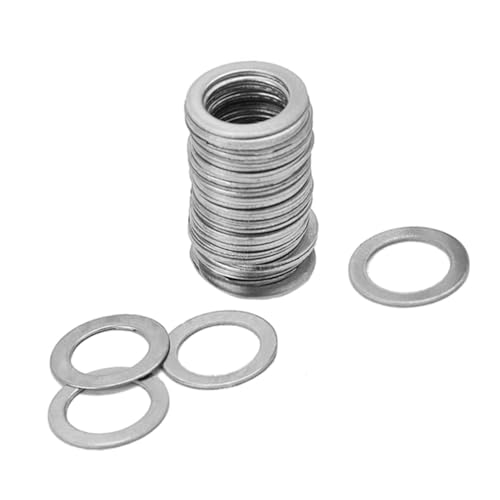 CHICAMPERA 50 Stück Teiliges Set Flacher Edelstahlscheiben mit Innendurchmesser Rostfrei Langlebig Geeignet für Gitarren und Bass Instrumenten Praktische Unterlegscheiben für Buchsenmuttern CHICAMPERA 50 Stück Teiliges Set Flacher Edelstahlscheiben mit Innendurchmesser Rostfrei Langlebig Geeignet für Gitarren und Bass Instrumenten Praktische Unterlegscheiben für Buchsenmuttern von CHICAMPERA