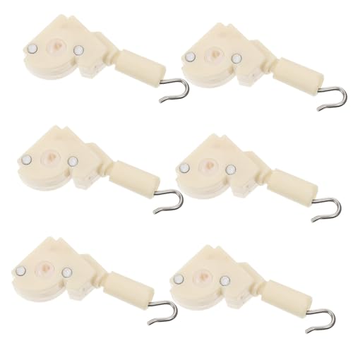 CHICAMPERA 6 Stück Teiliges Wand Tilt Haken für Jalousien Robuste Steuerung für Horizontale Installieren und Kompatibel mit Verschiedenen Vorhängen für Heimwerkerprojekte von CHICAMPERA