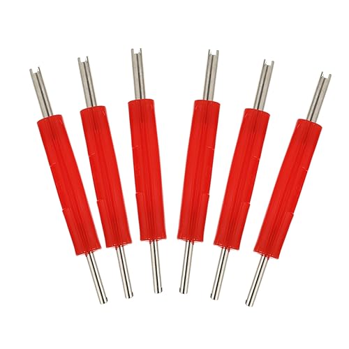 CHICAMPERA 6Stücke Dual Head Ventil Kernentferner Teiliges Reifenreparatur Werkzeug für Auto Klimaanlage Effiziente Demontage und Installation von Reifenkernen Praktische Anwendung CHICAMPERA 6Stücke Dual Head Ventil Kernentferner Teiliges Reifenreparatur Werkzeug für Auto Klimaanlage Effiziente Demontage und Installation von Reifenkernen Praktische Anwendung von CHICAMPERA