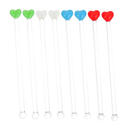 CHICAMPERA 8 Stück Teiliges Set Herzförmige Cocktail Rührstäbchen aus Wiederverwendbare Rührer für Cocktails Getränke und Kaffee für Partys und Feiertage Wiederverwendbar CHICAMPERA 8 Stück Teiliges Set Herzförmige Cocktail Rührstäbchen aus Wiederverwendbare Rührer für Cocktails Getränke und Kaffee für Partys und Feiertage Wiederverwendbar von CHICAMPERA