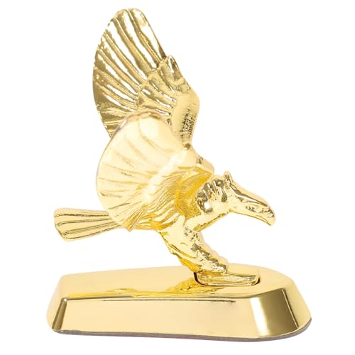 CHICAMPERA Adler Motorrad Frontkotflügel Dekoration Motorrad Zubehör Stilvolles Einfach zu Montierendes Lebendiges Kühlerfigur für Motorradfahrer von CHICAMPERA