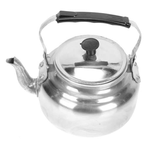 CHICAMPERA Aluminiumlegierung Teekessel Tragbarer Wasserkocher für Gasherd Offene Flamme Rostfrei mit Verbrennungsgriff für Zuhause und Camping Zufällige Farbe Zufällige Farbe von CHICAMPERA