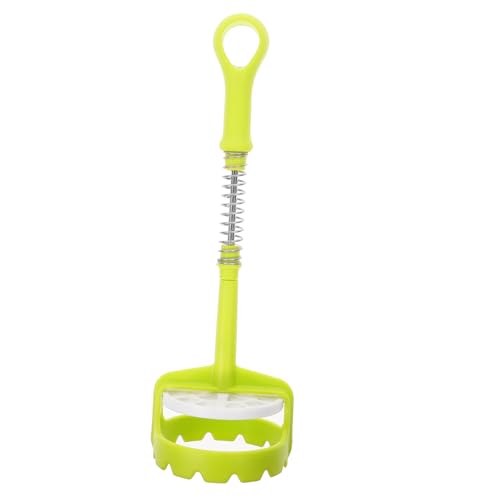 CHICAMPERA Potato Masher Mit Federmechanismus Automatischer Kartoffelstampfer Für Einfaches Pürieren Von Kartoffeln Obst Und Gemüse Zufällige Farbwahl Spülmaschinenfest Und Leicht Zu von CHICAMPERA