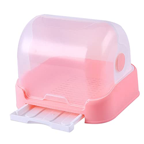 CHICAMPERA Babyflaschen Organizer mit Abtropfschale Multifunktionale Aufbewahrungsbox für Babyflaschen Tassen und Besteck für Küche Staubschutz und Schnelle Trocknung von CHICAMPERA
