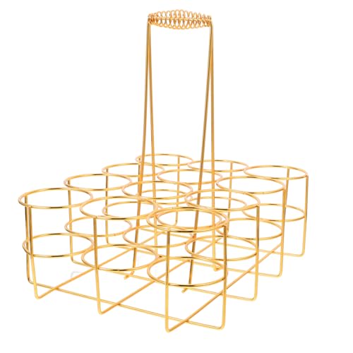 CHICAMPERA Bier Flaschenhalter Tragbares Flaschen Bier Rack aus Robustem Material für Bar und Ktv Praktischer Bierkorb zur Aufbewahrung und Transport von Getränken von CHICAMPERA