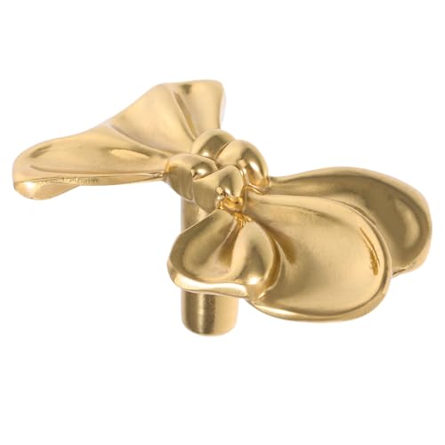 CHICAMPERA Brass Single Hole Bow Drawer Knobs Dekorative Möbelgriffe für Küchenschränke Badezimmer und Schlafzimmer Installieren Einsetzbar CHICAMPERA Brass Single Hole Bow Drawer Knobs Dekorative Möbelgriffe für Küchenschränke Badezimmer und Schlafzimmer Installieren Einsetzbar von CHICAMPERA