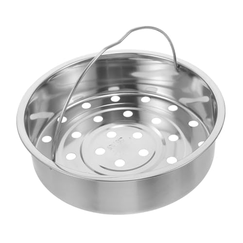 CHICAMPERA Dampfkorb aus mit Griff Hochwertiger Dämpfeinsatz für Kochtöpfe zum Dampfgaren von Gemüse Früchten und Eiern Leicht zu Reinigen für von CHICAMPERA