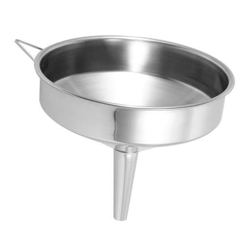 CHICAMPERA Edelstahltrichter mit Großer Öffnung Robuster Wiederverwendbarer Trichter für Benzin und Industrielle Flüssigkeiten Langlebige Dicke Bauweise für Vielseitigen Einsatz CHICAMPERA Edelstahltrichter mit Großer Öffnung Robuster Wiederverwendbarer Trichter für Benzin und Industrielle Flüssigkeiten Langlebige Dicke Bauweise für Vielseitigen Einsatz von CHICAMPERA