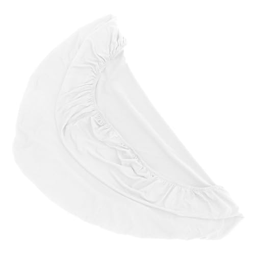 CHICAMPERA Elastische Tischdecke für Garten und Patio Quadratische Abdeckung Klassischem Weiß rutschfest und Wasserabweisend für Dinner und Partys von CHICAMPERA