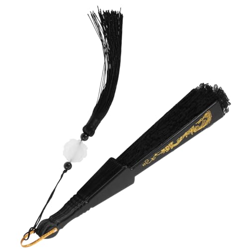 CHICAMPERA Eleganter Faltbarer Spitzen-handfächer mit Quaste Robuster Pp-metall-handfächer für Damen als Hochzeit Deko und Chinesisches Kultur-accessoire CHICAMPERA Eleganter Faltbarer Spitzen-handfächer mit Quaste Robuster Pp-metall-handfächer für Damen als Hochzeit Deko und Chinesisches Kultur-accessoire von CHICAMPERA